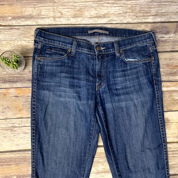 Vince Slim Skinny Leg Medium Wash Denim Jeans - Picture 2 of 6